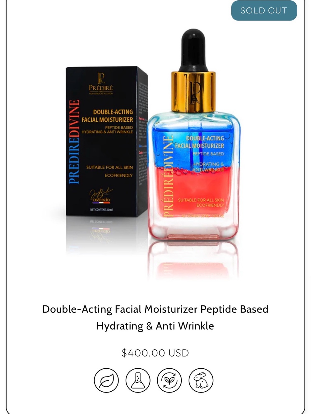 Predire Double-Acting Facial Moisturizer